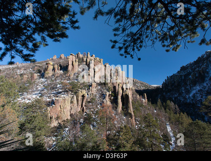 Chiricahua National Monument in winter Stock Photo