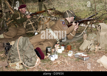 Reenactment of Operation Marget Garden. Ede, The Netherlands Stock Photo