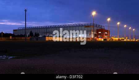 Leipzig, Germany, DHL Hub Leipzig GmbH in Leipzig Stock Photo