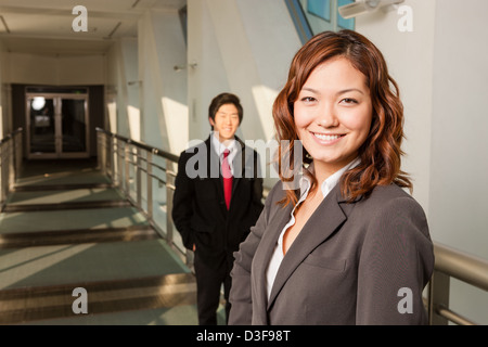 Japanese business woman portrait Stock Photo