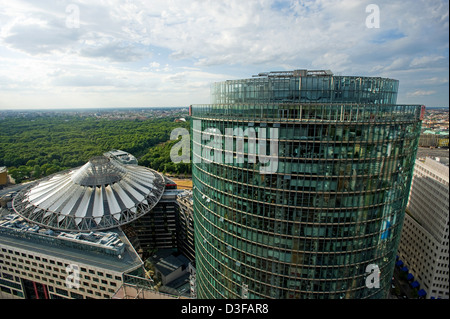 Potsdamer Platz Sony Centre Deutsche Bank skyscrapers ...