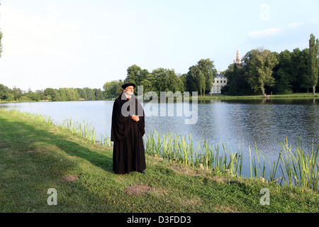 Woerlitz, Germany, Luther Starring Bernhard Naumann in Woerlitzer Park Stock Photo