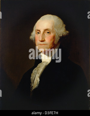 Gilbert Stuart, George Washington, American, 1755 - 1828, c. 1803/1805, oil on canvas Stock Photo
