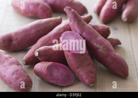 Purple Sweet Potato Stock Photo