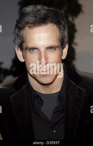 (dpa) - Actor Ben Stiller poses prior to the 'Meet the Fockers' premiere in Los Angeles, USA, 16 December 2004. Stock Photo