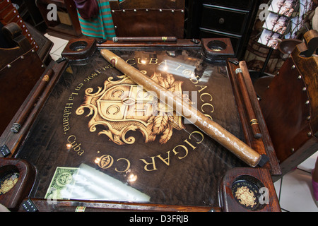 A 1m. long Cigar in Little Havana, Miami, USA Stock Photo