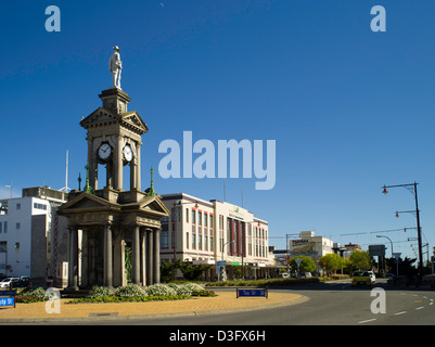 View of the Trooper's Memorial, also known as the South African War Memorial, at the corner of Dee and Tay Streets, Invercargill Stock Photo