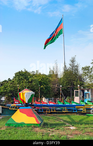 azerbaijan baku park alamy amusement