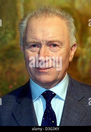 (dpa) - Sigmund Jaehn, aerospace expert and former cosmonaut of the German Democratic Republic (GDR), pictured in Berlin, 19 February 2003. In 1978 Jaehn took part in the seven-day German-Russian space trip with the 'Soyuz-31' space ship to work on the orbital complex Salyut-6. He thus was the first German in space. Stock Photo