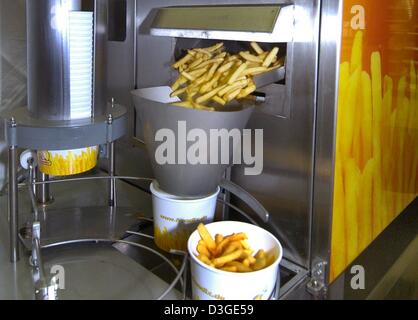 The fastest french fries vending machine in the world