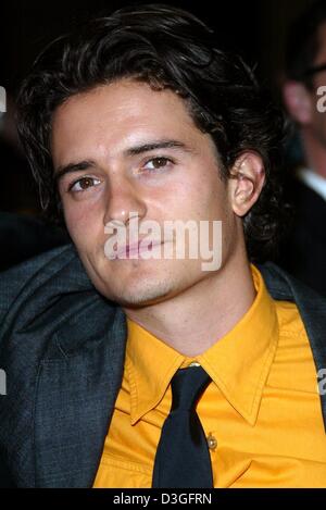 (dpa) - Actor Orlando Bloom presents his new movie 'Haven' at the Toronto Film Festival in Toronto, Canada, 11 September 2004. Stock Photo