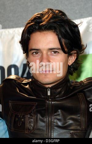 (dpa) - Actor Orlando Bloom presents his new movie 'Haven' at the Toronto Film Festival in Toronto, Canada, 12 September 2004. Stock Photo