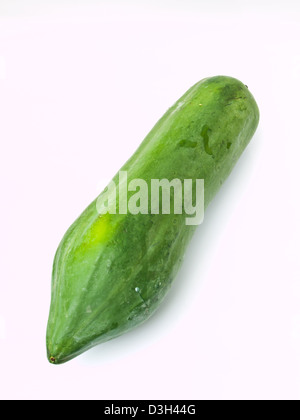 Ripe papaya isolated on white background Stock Photo