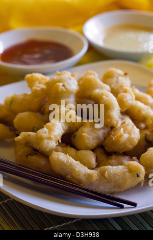 Ma Far Chicken appetizer Chinese food. Stock Photo