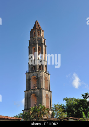 Slave watch tower, Manaca Iznaga plantation, Sugar Mills Valley near Trinidad, Cuba Stock Photo