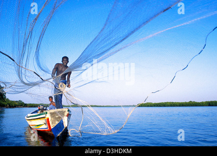 FISHING, AFRICA Stock Photo