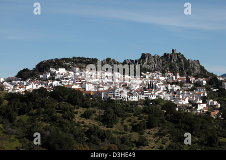White Andalusian village (pueblo blanco) Gaucin. Province of Malaga, Spain Stock Photo
