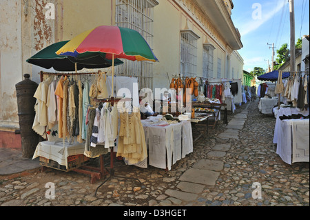 Street market, Trinidad, Cuba Stock Photo