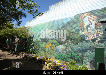 Leura mural Stock Photo