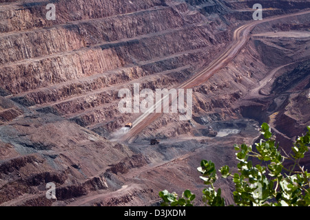 AK-1 open pit, Rio Tinto's Argyle Diamond mine, south of Kununnura, East Kimberley region, Western Australia Stock Photo