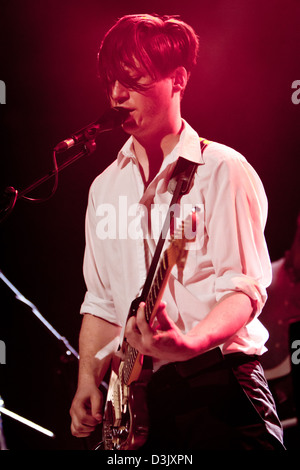 September 08, 2012 - The german indie rock band Get Well Soon performs at the Teatro dell'Arte, Milan, Italy Stock Photo