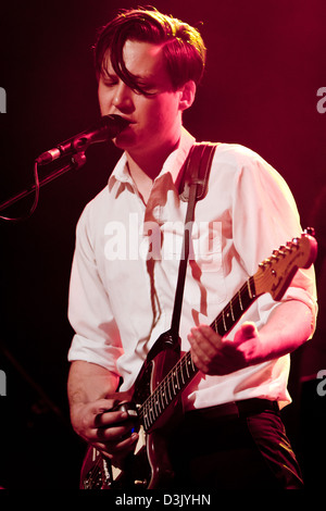 September 08, 2012 - The german indie rock band Get Well Soon performs at the Teatro dell'Arte, Milan, Italy Stock Photo