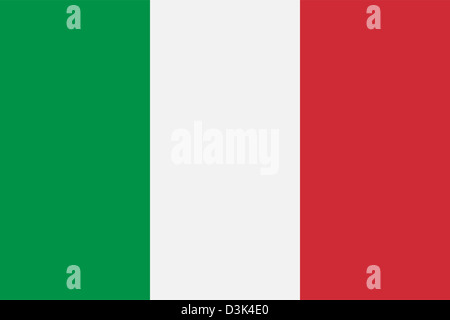 Flag of Italy. Stock Photo
