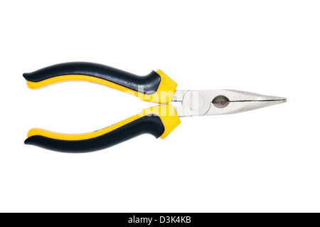 small pliers isolated on a white background Stock Photo