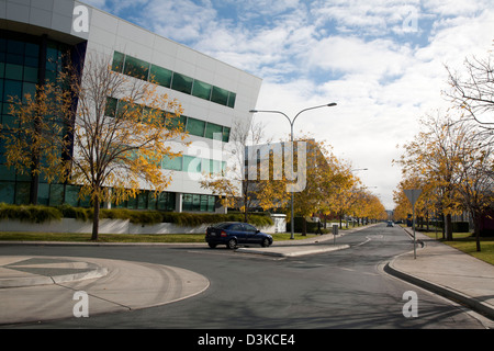 Modern Office Buildings at Brindabella Business Park Canberra Australian Capital Territory Australia. Stock Photo