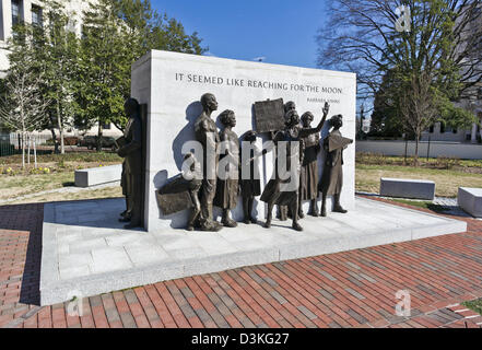 Monument At The State Capitol Of Virginia To Barbara Johns, The Young Civil Rights Activist Fighting For Equal Education. Stock Photo