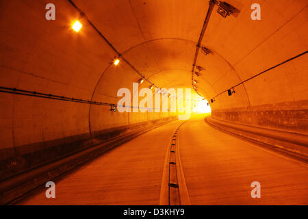 Road tunnel Stock Photo