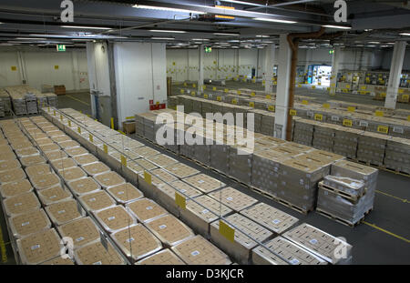 Berlin, Germany, the shipping area of the Dock 100 Logistics GmbH Stock Photo