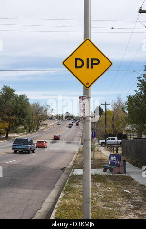 Road Dip Stock Photo - Alamy
