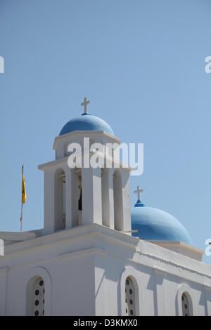 Detail of a church on Paros island in the Cylcades (Greece) Stock Photo