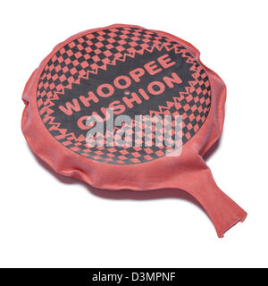 Red whoopee cushion Stock Photo