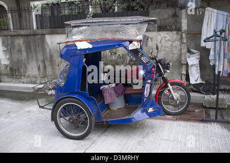 Pedi Cab Tricycle Taxi Manila Stock Photo