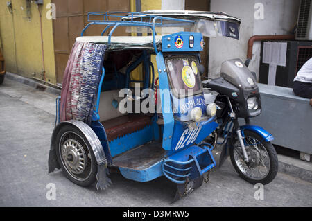 Pedi Cab Tricycle Taxi Manila Stock Photo