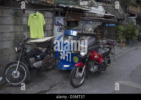 Pedi Cab Tricycle Taxi Manila Stock Photo