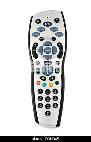 Sky TV Remote Control, UK Stock Photo