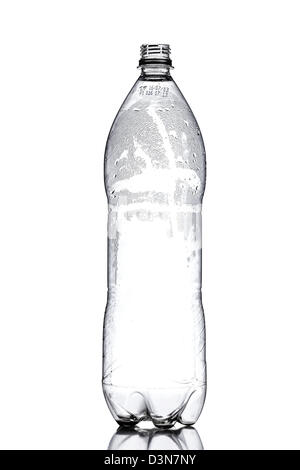 empty plastic bottle, isolated on white background Stock Photo
