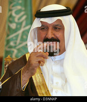 The Saudi Arabian Crown Prince Sultan bin Abd al-Aziz is pictured in Riad, Saudi Arabia, 23 May 2006. Photo: Tim Brakemeier Stock Photo