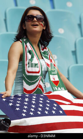 A United States fan prior to the FIFA Women's World Cup Canada 2015 ...