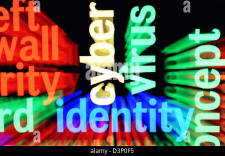 Web word cloud Stock Photo