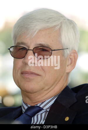 The picture shoes Professor Dr. Robert F. Engle, US-American economist and  Nobel prize winner of 2003, during the meeting of economy-Nobel laureates in Lindau, Germany, Thursday 17 August 2006. Photo: Rolf Schultes Stock Photo