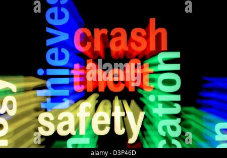 Web word cloud Stock Photo