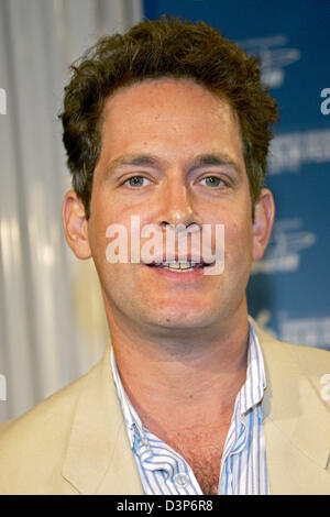 English actor Tom Hollander discusses the film 'A Good Year' at a press conference at the Hotel Sutton Place in Toronto, Canada, Saturday, 9 September 2006. Photo: Hubert Boesl Stock Photo