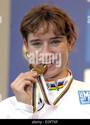 Dutch Marianne Vos pictured in action during the women's elite race at ...