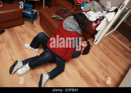 Two Young Brothers Fighting Stock Photo 2673610 Alamy