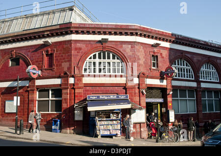 Hampstead tube station, London, UK Stock Photo