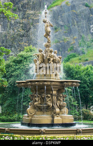 Ross Fountain, Edinburgh, Scotland. Stock Photo